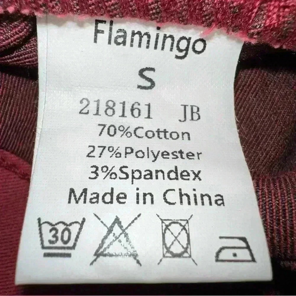 Wide leg pant with fun detail size small - Picture 3 of 6